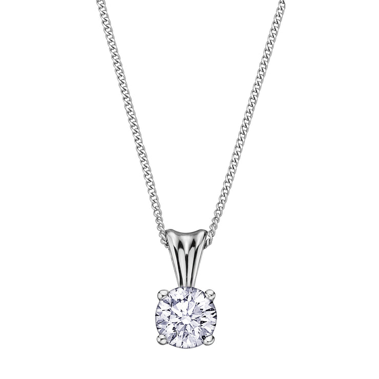 White Gold Diamond Pendant