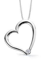 Yellow Or White Gold Diamond Pendant