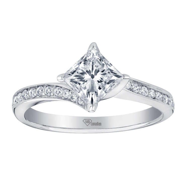 White Gold Diamond Ring