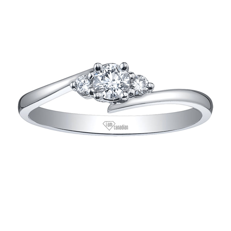 White Gold Diamond Ring