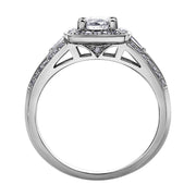 White Gold And Diamond Ring