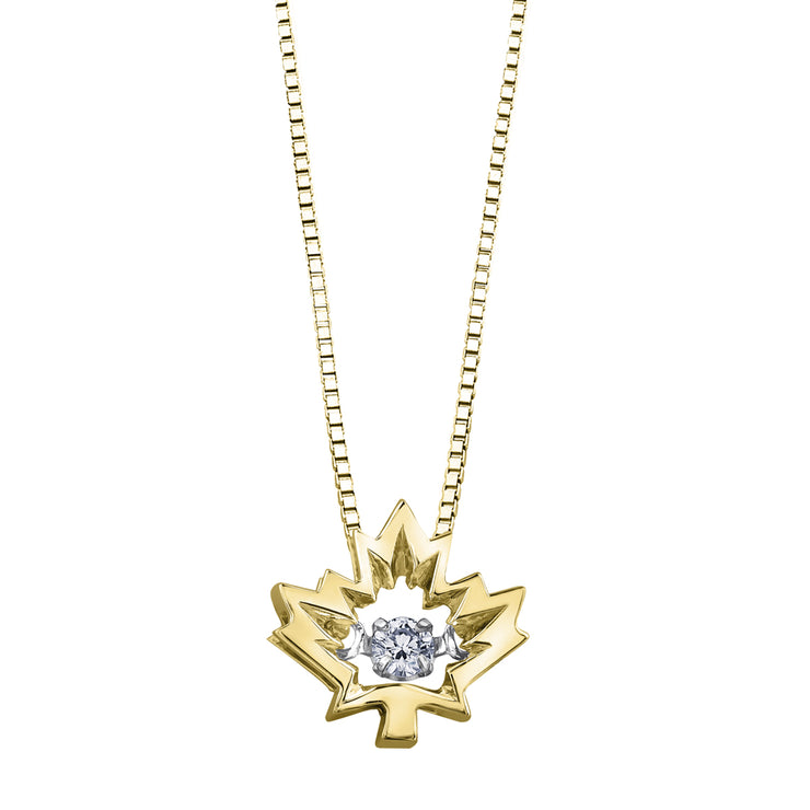 Yellow Or White Gold Canadian Diamond Pendant