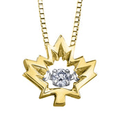 Yellow Or White Gold Canadian Diamond Pendant