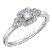 White Gold Diamond Ring