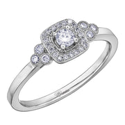 White Gold Diamond Ring