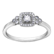 White Gold Diamond Ring