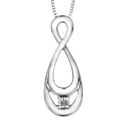 White Gold Diamond Pendant