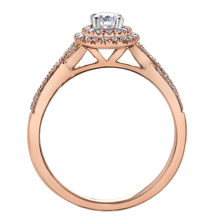 Rose Gold Diamond Ring