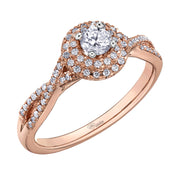 Rose Gold Diamond Ring