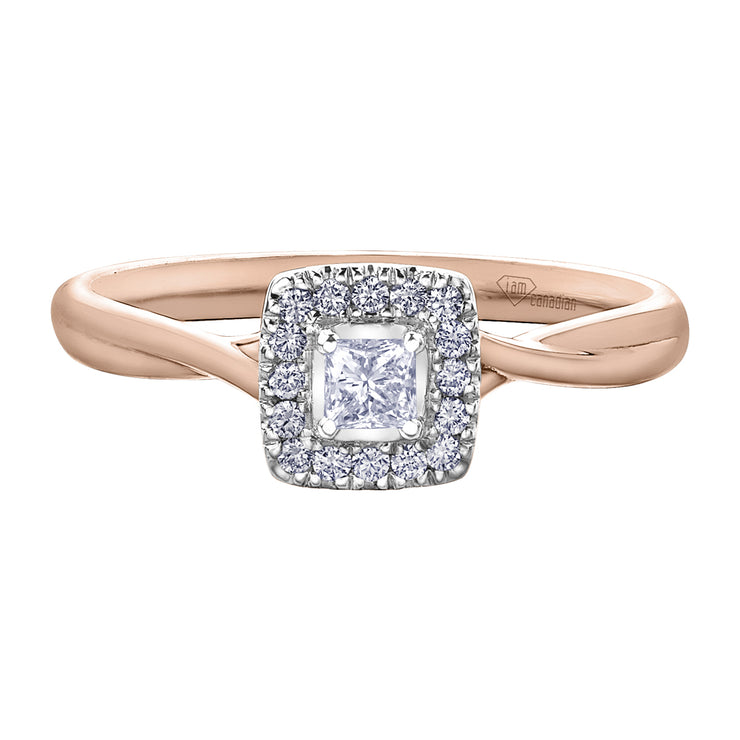 Rose Gold Diamond Ring