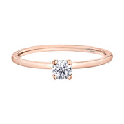 Rose Gold Diamond Ring