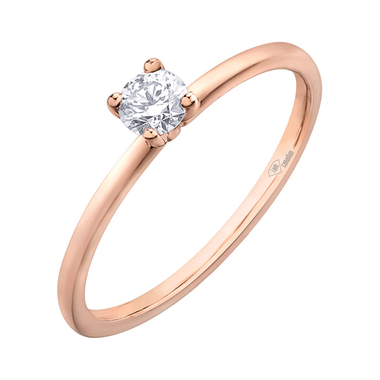 Rose Gold Diamond Ring