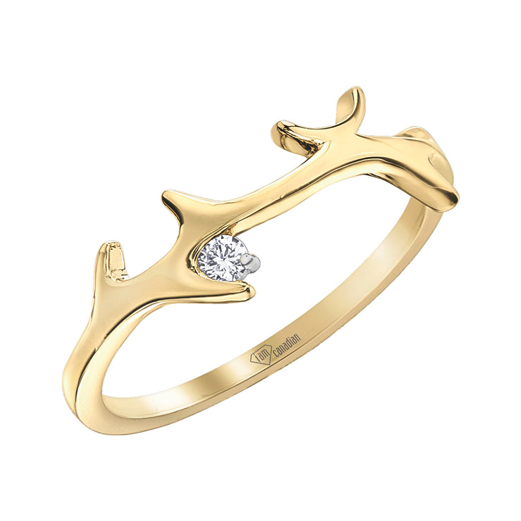 Yellow Gold Diamond Ring