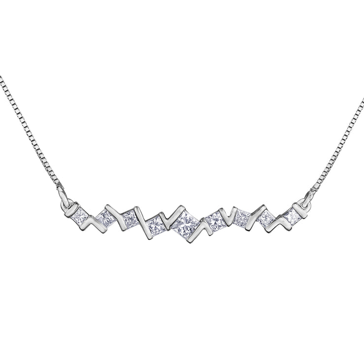 White Gold Diamond Necklace