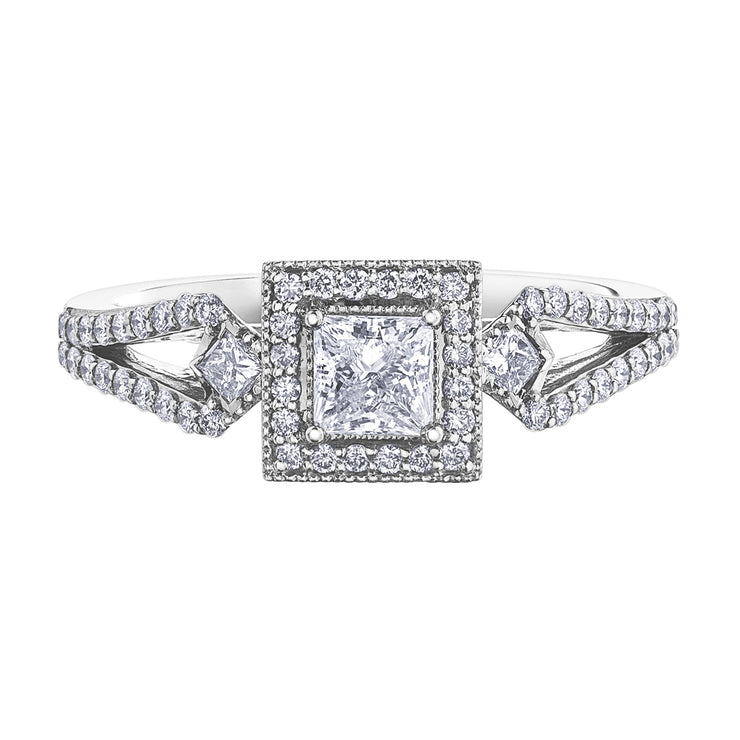 White Gold Diamond Ring