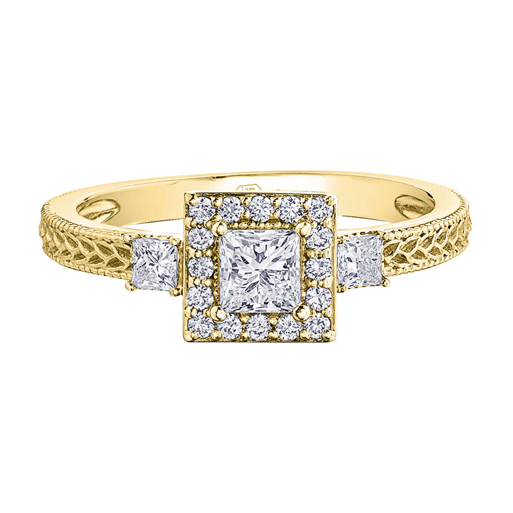 Yellow Gold Diamond Ring