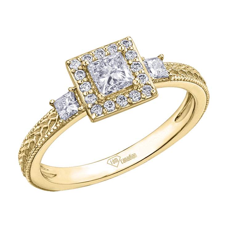 Yellow Gold Diamond Ring