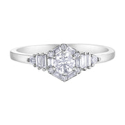 White Gold Diamond Ring