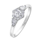 White Gold Diamond Ring