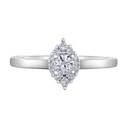 White Gold Diamond Ring