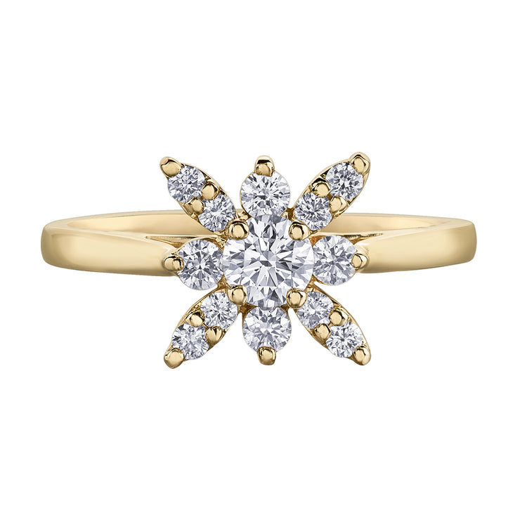 Yellow Gold Diamond Ring