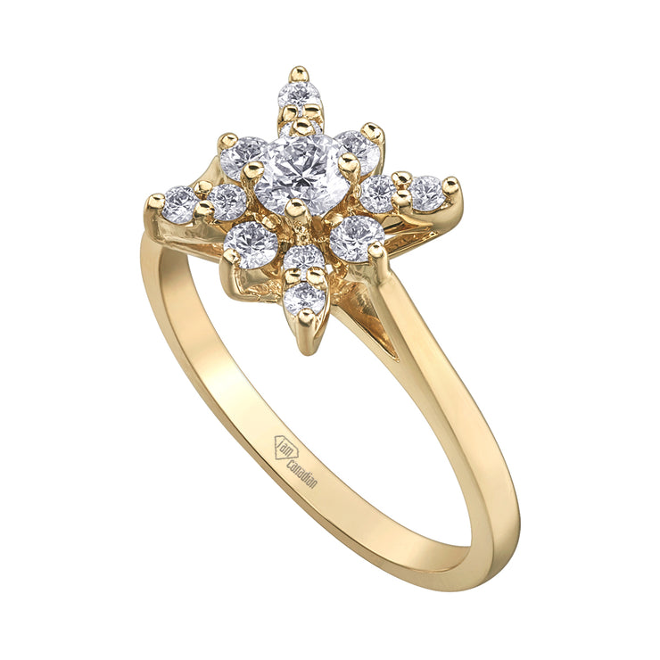 Yellow Gold Diamond Ring