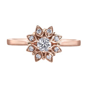 Rose Gold Diamond Ring