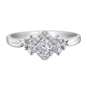 White Gold Diamond Ring