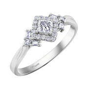 White Gold Diamond Ring