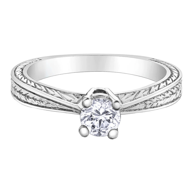 White Gold Diamond Ring