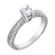 White Gold Diamond Ring