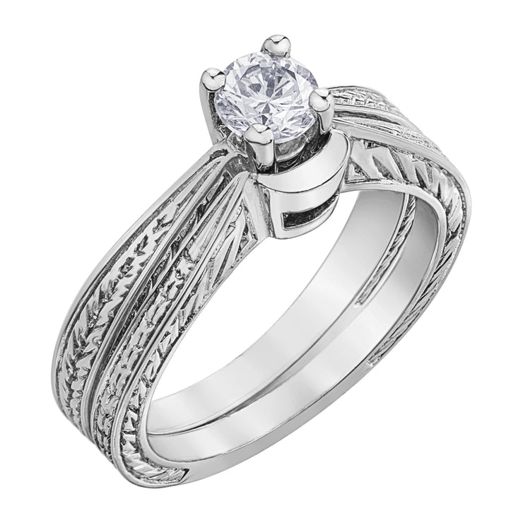 White Gold Diamond Ring