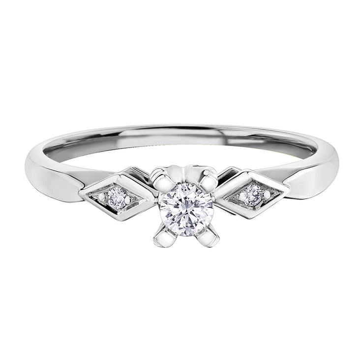 White Gold Diamond Ring