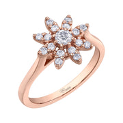 Rose Gold Diamond Ring