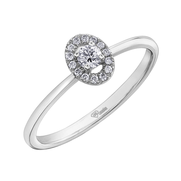 White Gold Diamond Ring