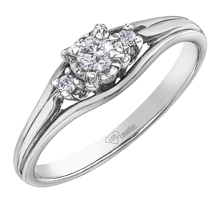 White Gold Diamond Ring