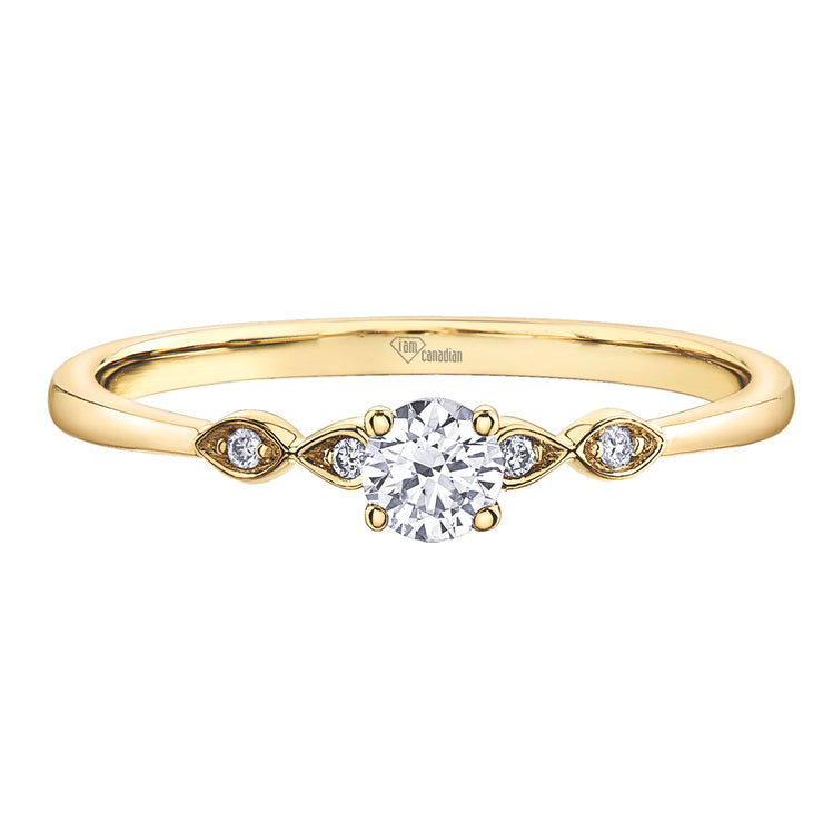 Yellow Gold Diamond Ring