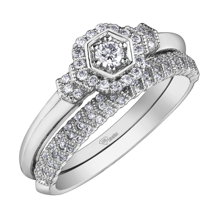 White Gold Diamond Band