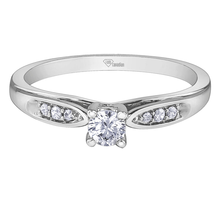 White Gold Diamond Ring