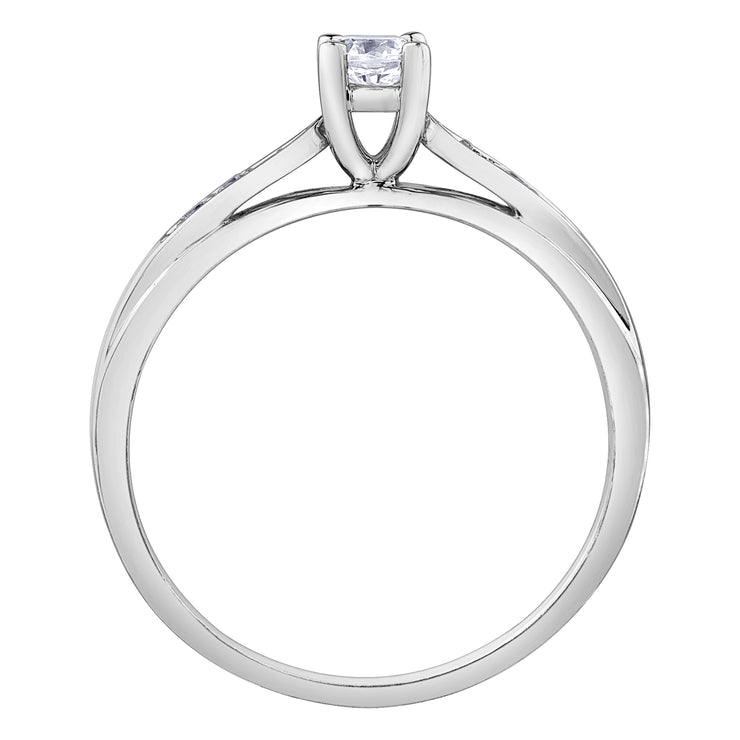 White Gold Diamond Ring