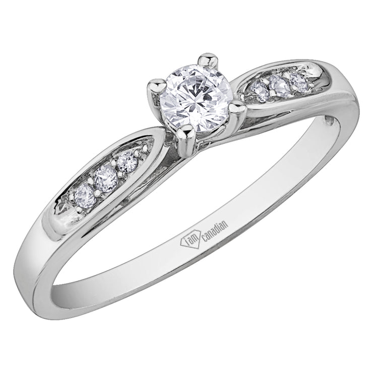 White Gold Diamond Ring