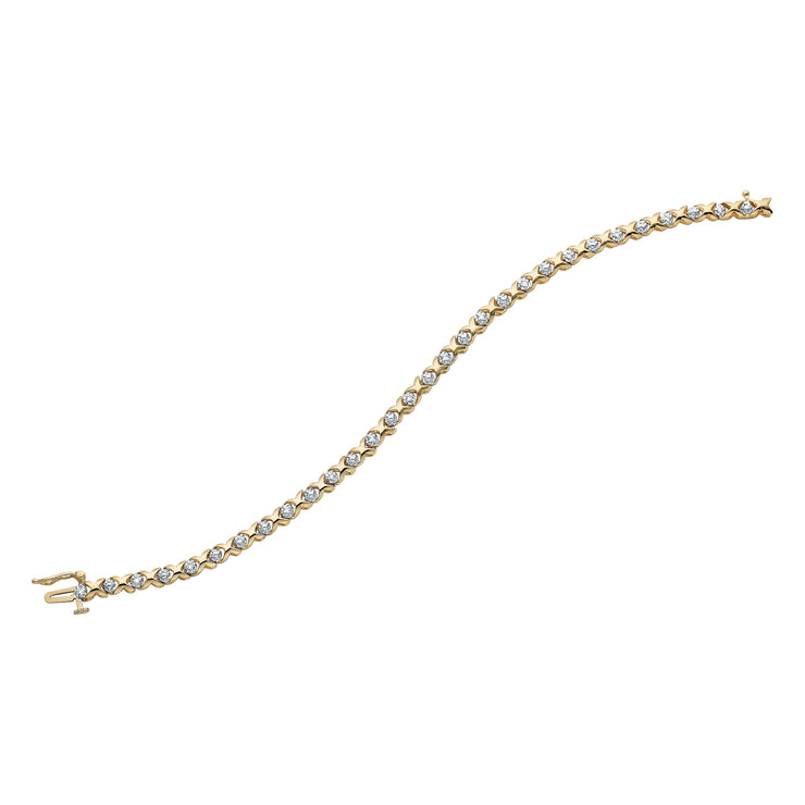 Yellow Gold Diamond Bracelet