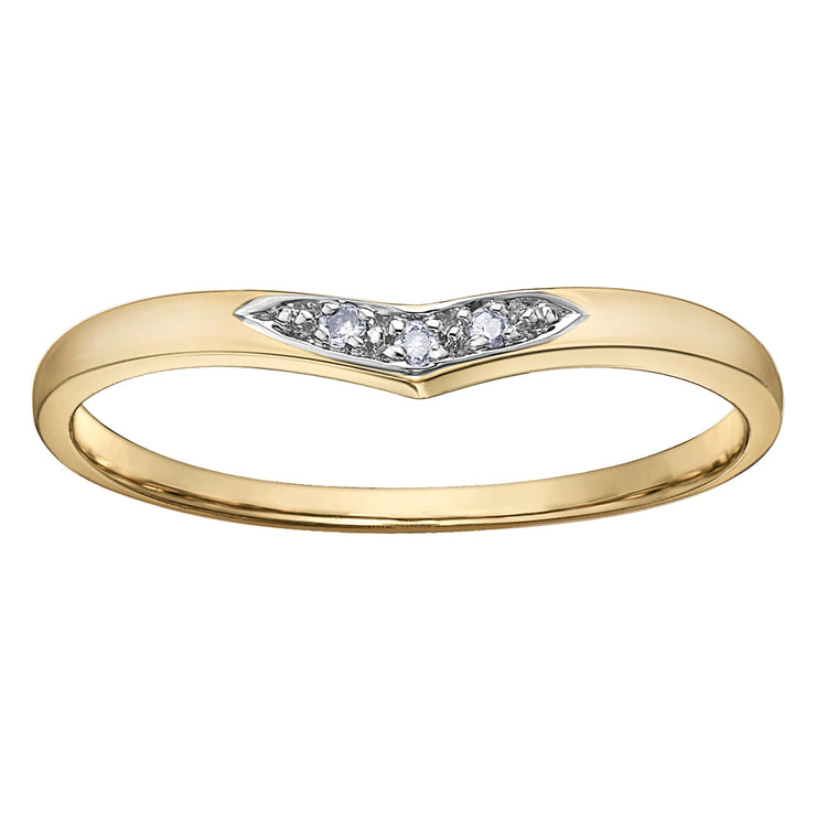 Yellow Gold Diamond Band