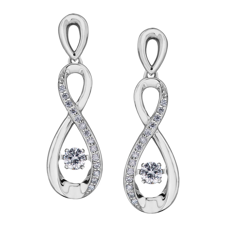 White Gold Diamond Earrings