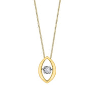 Yellow Gold Diamond Pendant