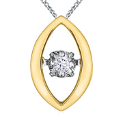 Yellow Gold Diamond Pendant