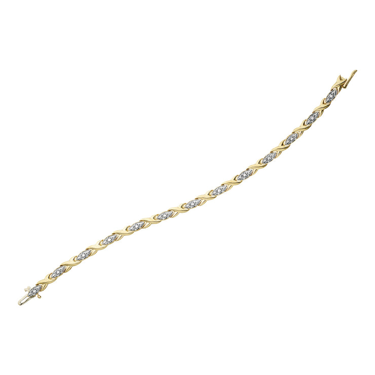 Yellow Gold Diamond Bracelet