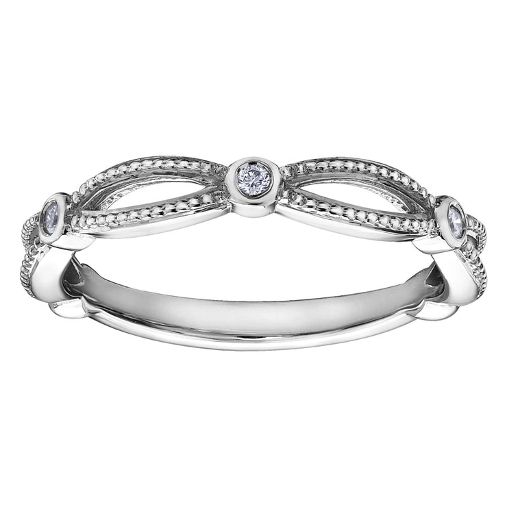 White Gold Diamond Band