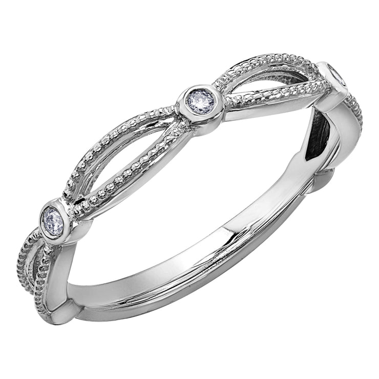 White Gold Diamond Band