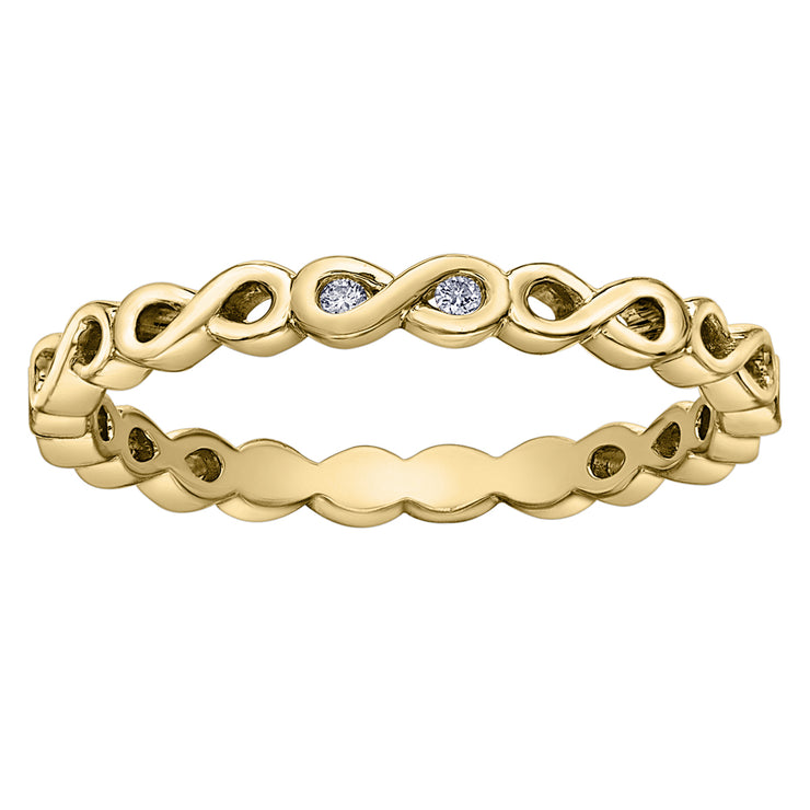 Yellow Gold Diamond Band